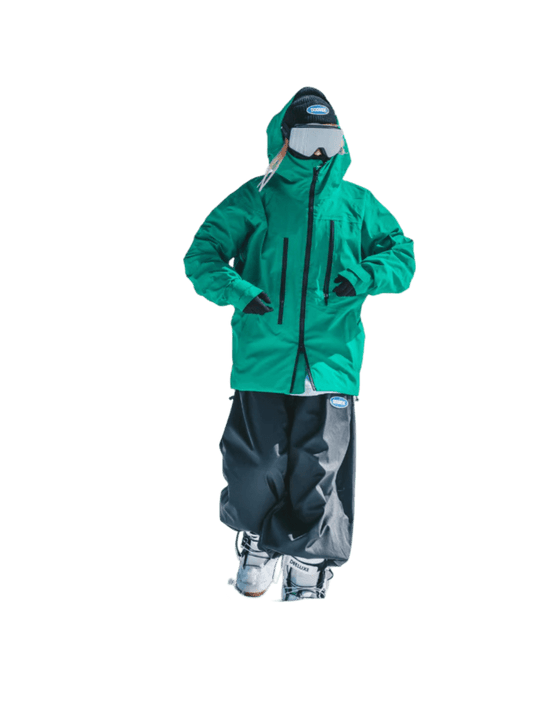 DOOREK 3L Jacket Green Lines Snow Boutique