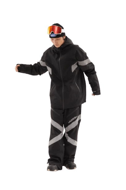 DOOREK 8001 Pant Black Lines Snow Boutique