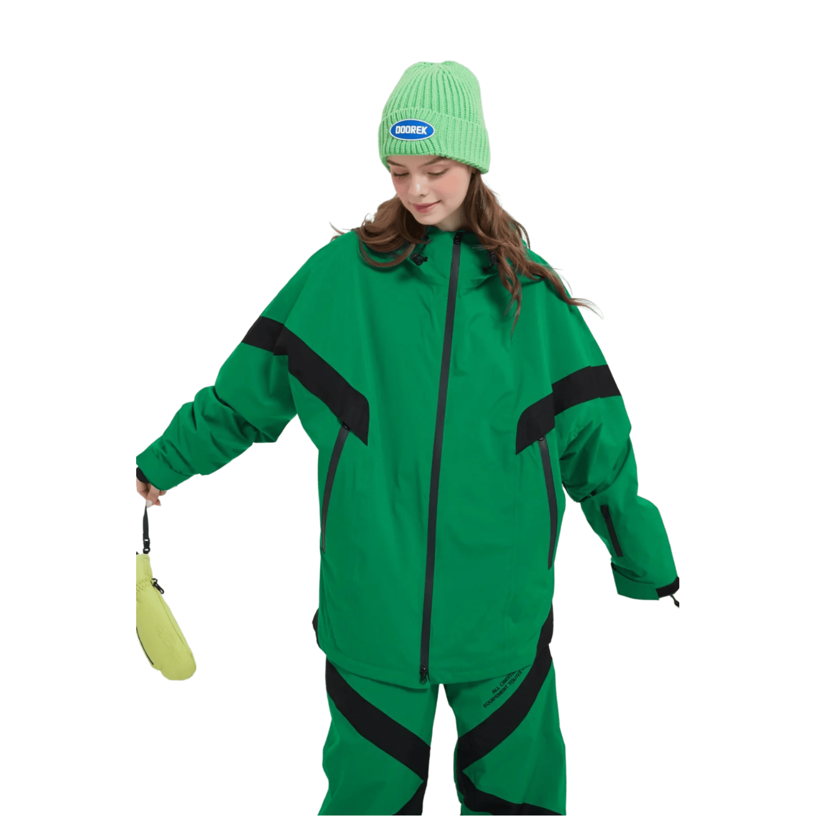 DOOREK 8001 Pant Green Lines Snow Boutique