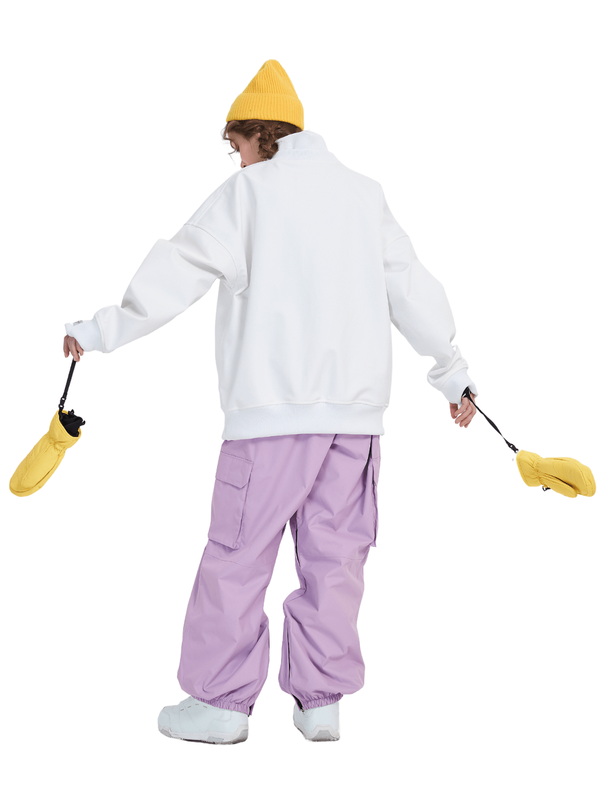 DOOREK Baggy Pant Purple Lines Snow Boutique