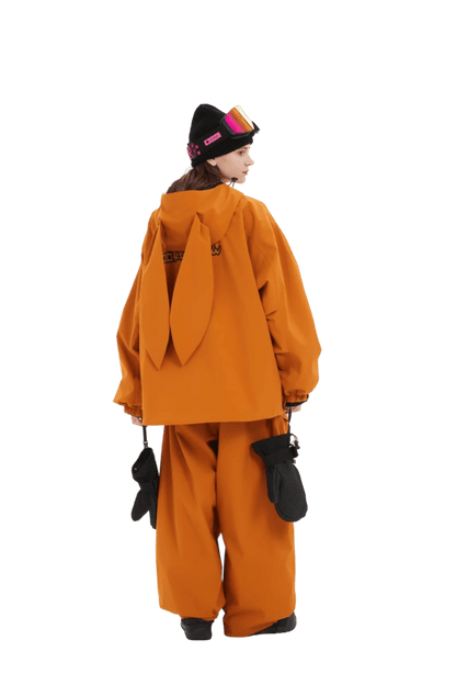 DOOREK Rabbit Jacket Brown Lines Snow Boutique