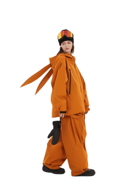 DOOREK Rabbit Jacket Brown Lines Snow Boutique