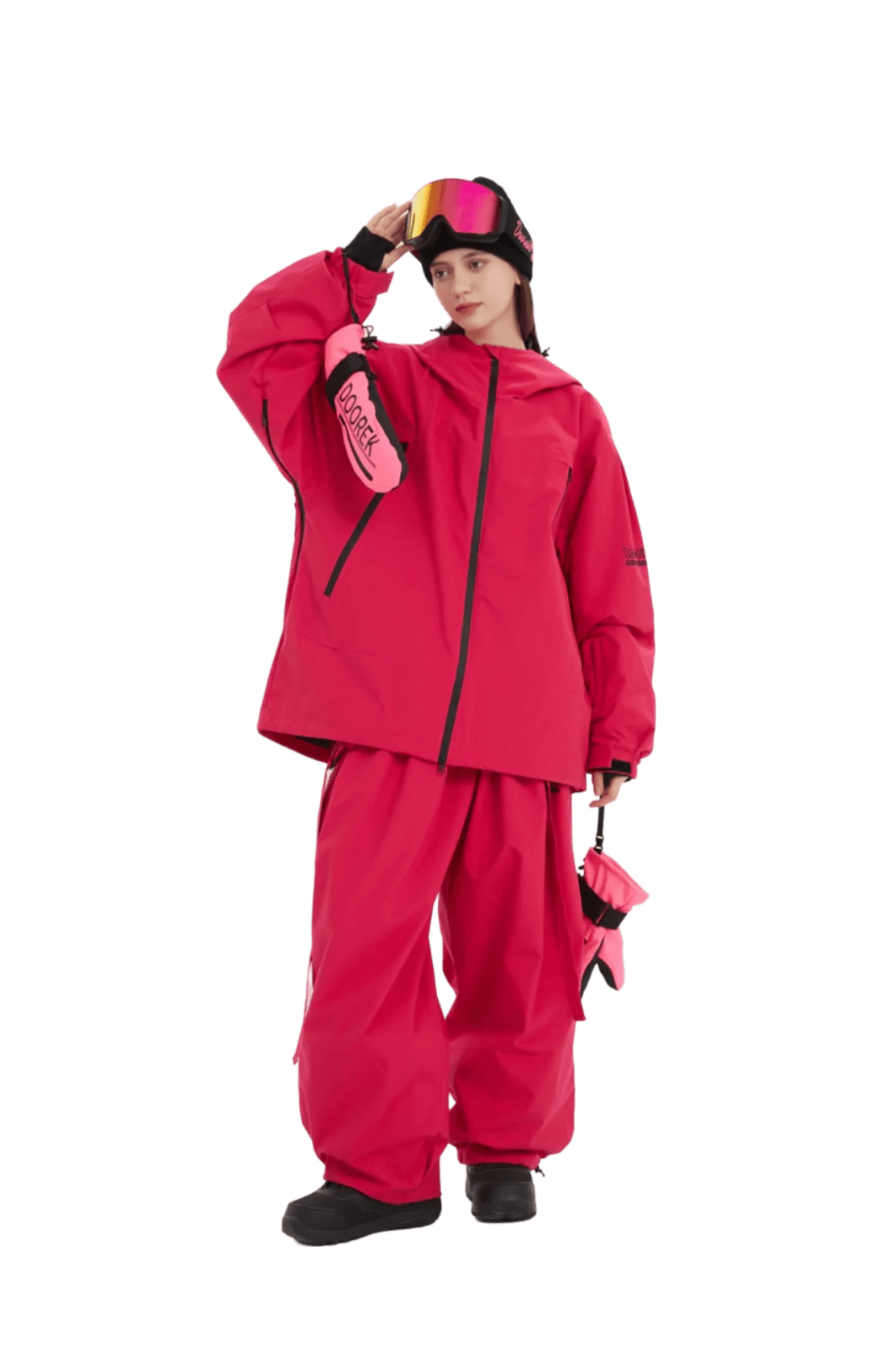 DOOREK Rabbit Jacket Magenta Lines Snow Boutique