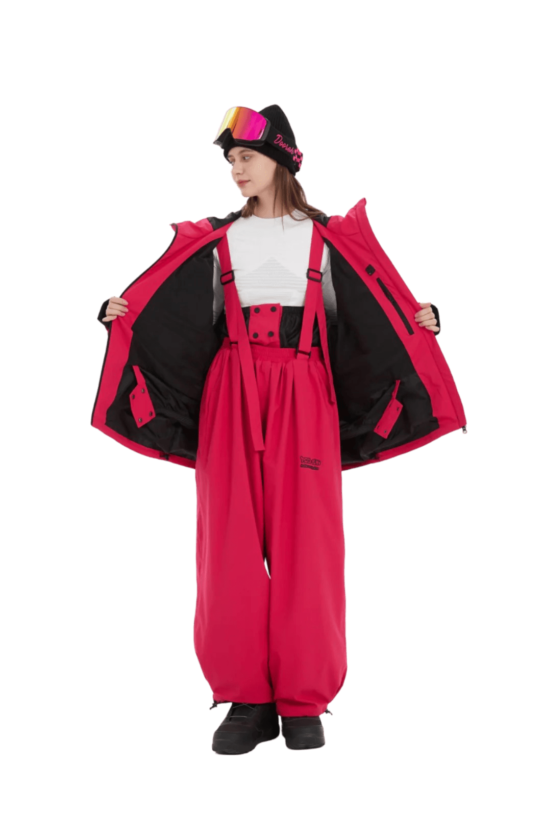 DOOREK Rabbit Jacket Magenta Lines Snow Boutique