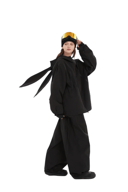 DOOREK Rabbit Pant Black Lines Snow Boutique