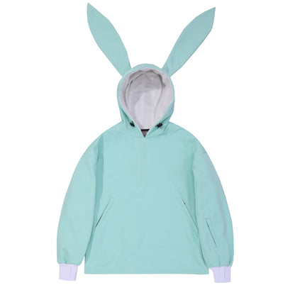DOOREK Rabbit Sweatshirt Cyan Lines Snow Boutique