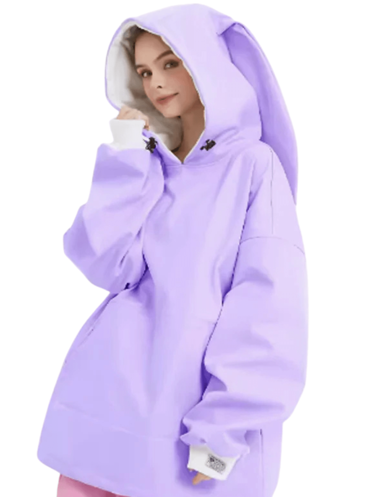 DOOREK Rabbit Sweatshirt Lilac Lines Snow Boutique