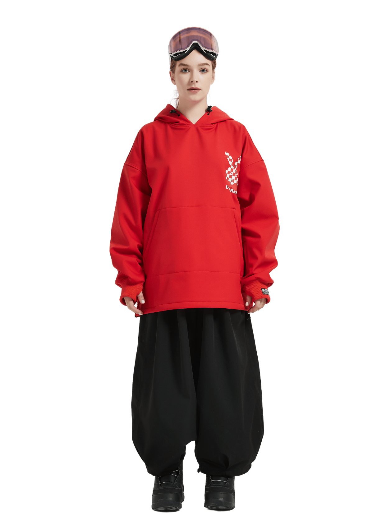 DOOREK Rabbit Sweatshirt Red Lines Snow Boutique