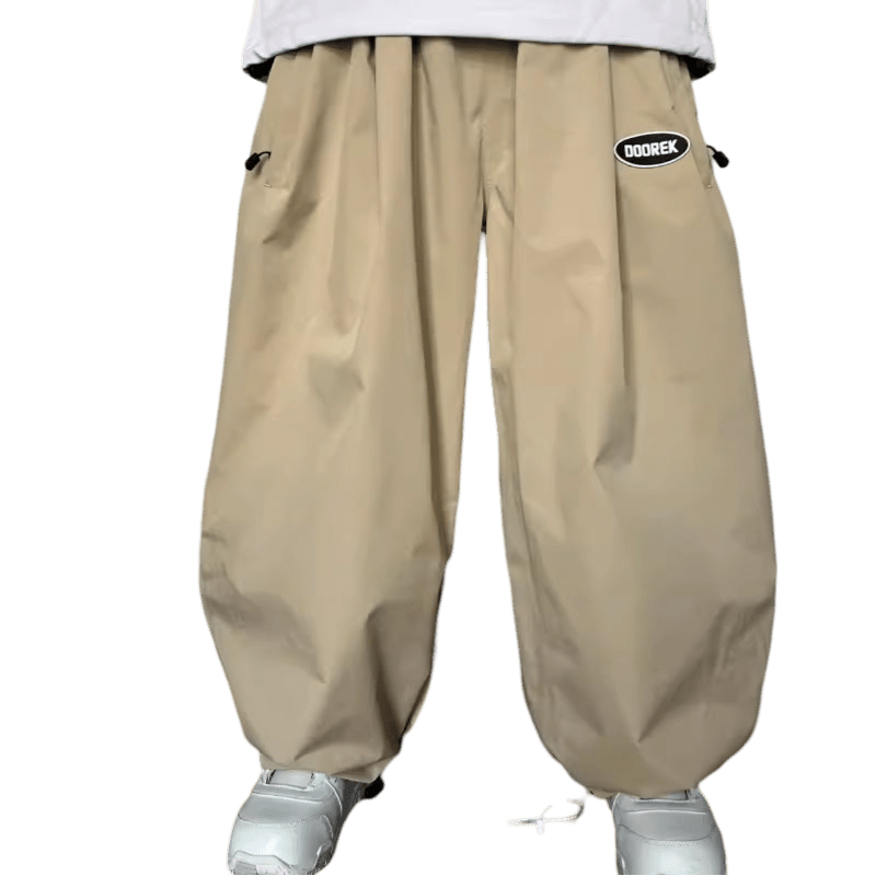 DOOREK Super Baggy Pant Beige Lines Snow Boutique