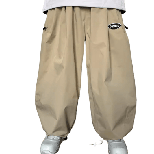DOOREK Super Baggy Pant Beige Lines Snow Boutique