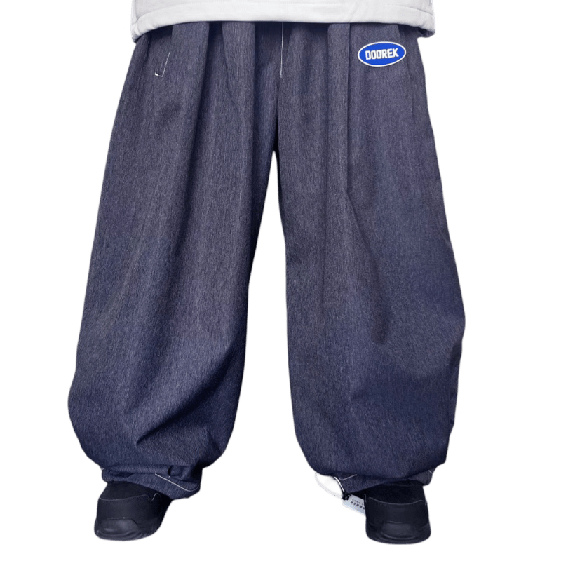 DOOREK Super Baggy Pant Denim Lines Snow Boutique