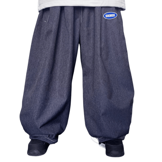 DOOREK Super Baggy Pant Denim Lines Snow Boutique