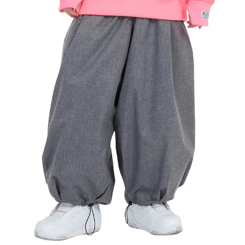 DOOREK Super Baggy Pant Gray Lines Snow Boutique