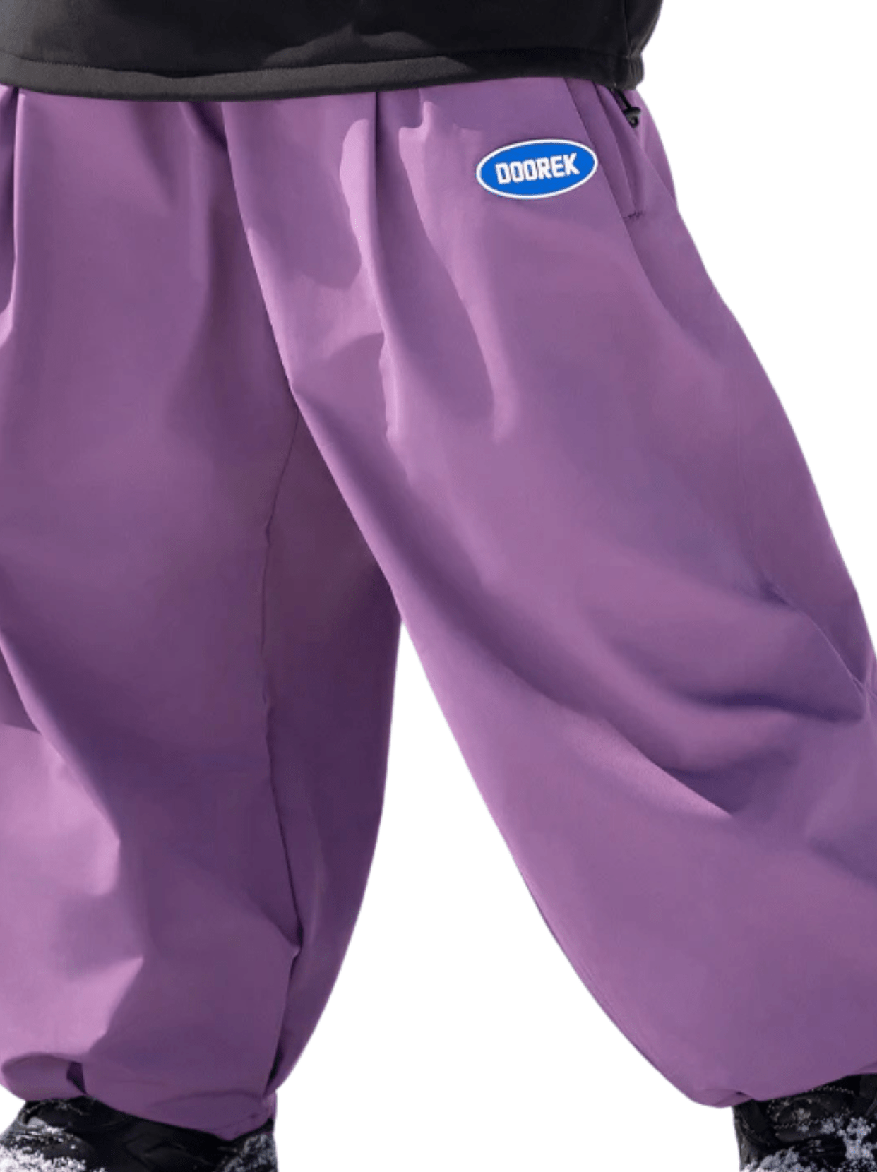 DOOREK Super Baggy Pant Purple Lines Snow Boutique