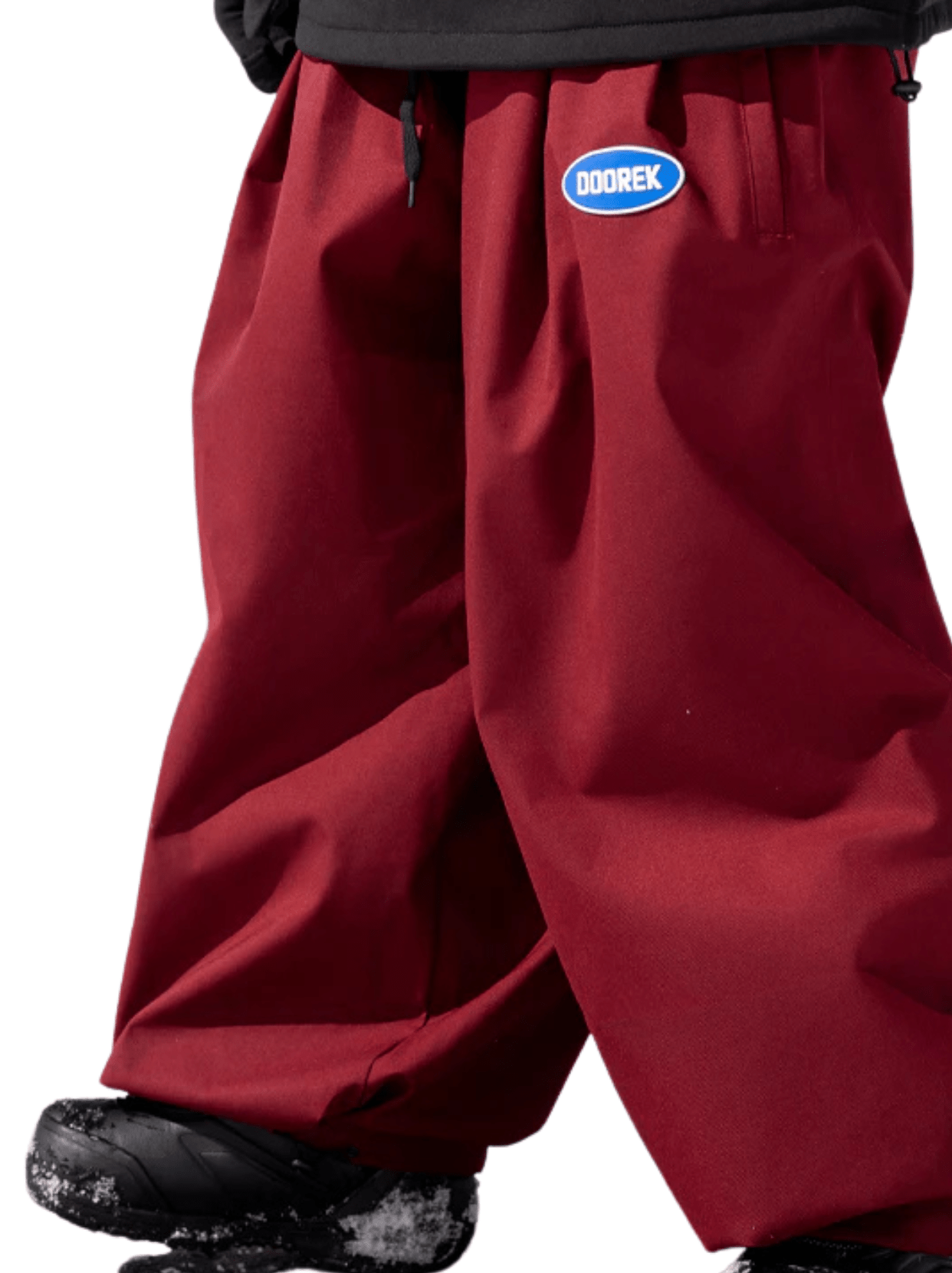 DOOREK Super Baggy Pant Red Garnet Lines Snow Boutique