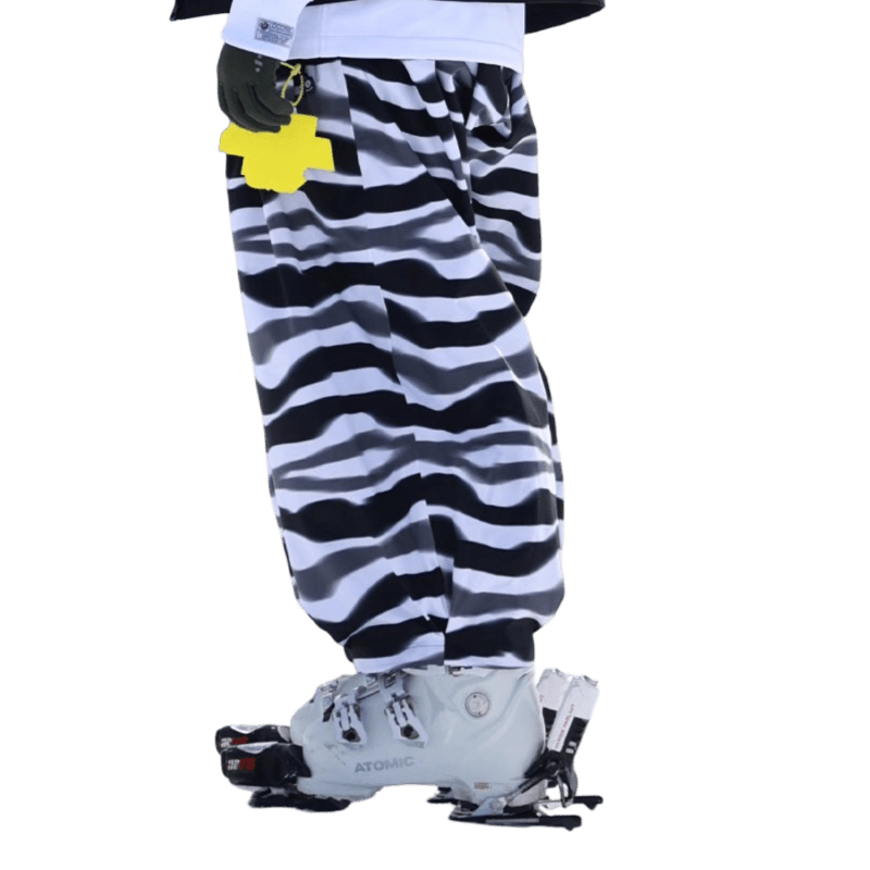 DOOREK Super Baggy Pant Zebra Lines Snow Boutique