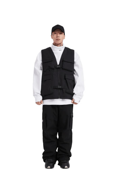 DOOREK Vest Black Lines Snow Boutique