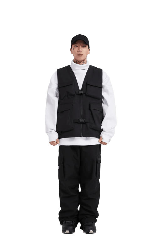 DOOREK Vest Black Lines Snow Boutique