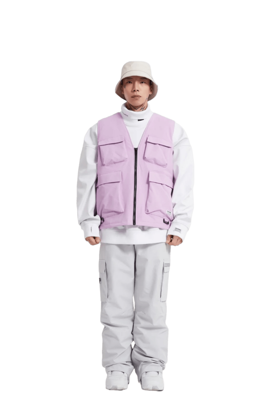 DOOREK Vest Purple Lines Snow Boutique