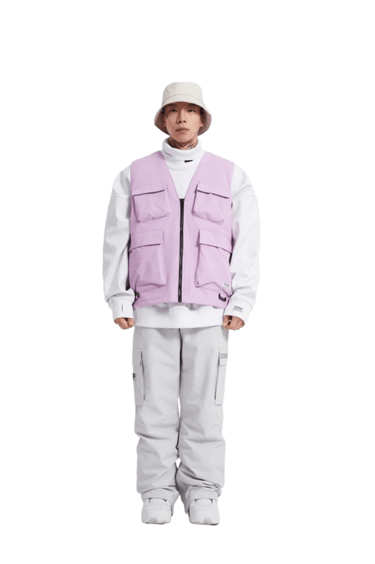 DOOREK Vest Purple Lines Snow Boutique