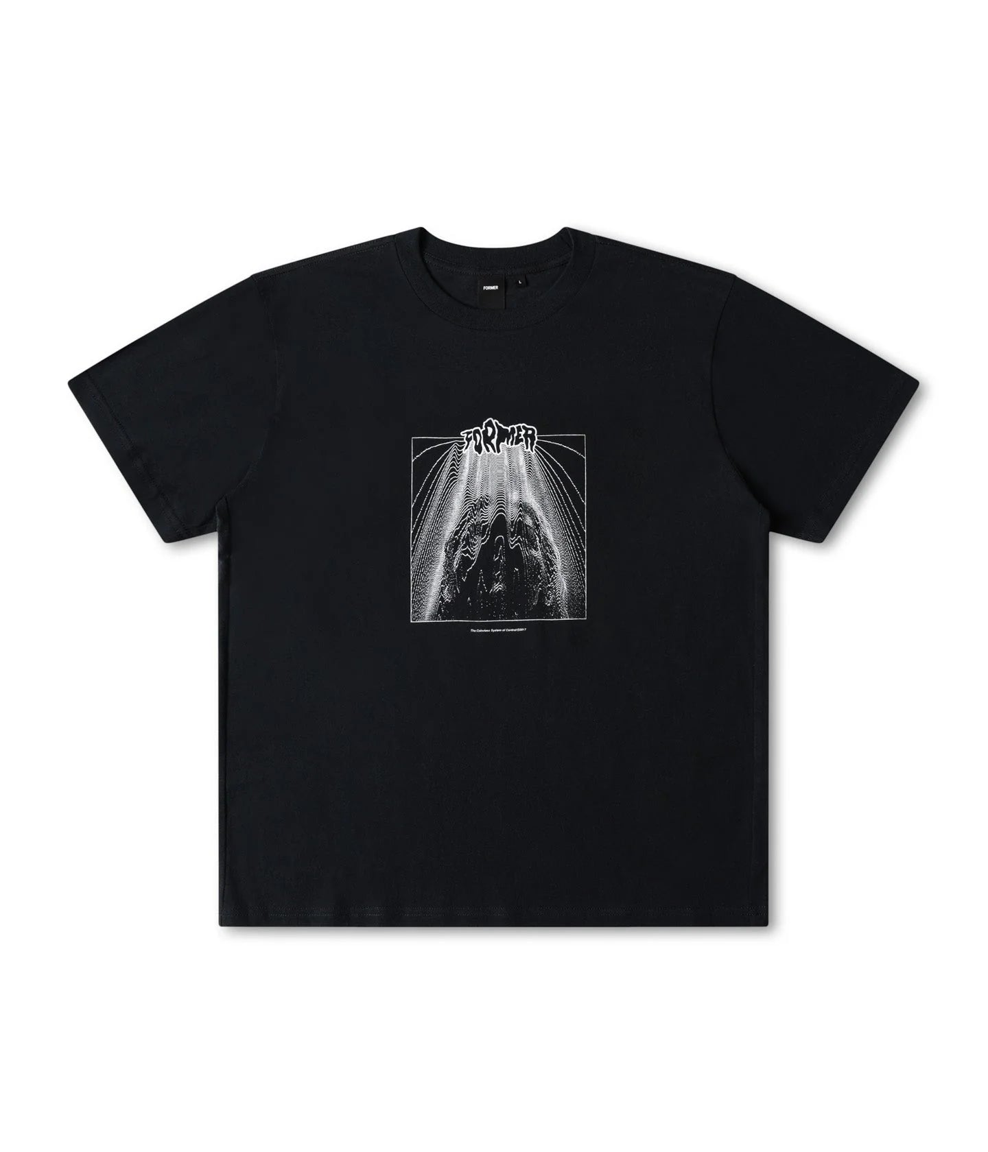FORMER Liable T-shirt Black Lines Snow Boutique