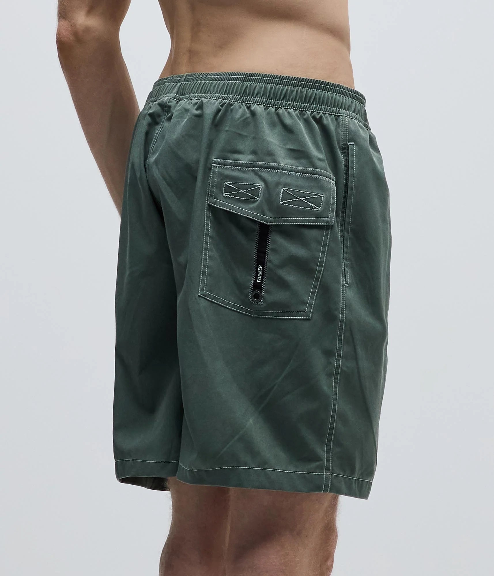 FORMER Swans 18'' Swim Short Pine - Lines Snow Boutique