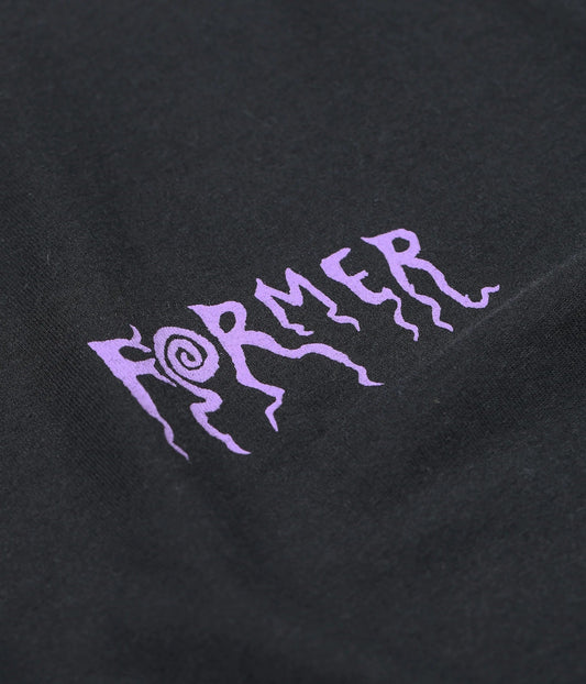 FORMER Voltaic T-Shirt Black Lines Snow Boutique