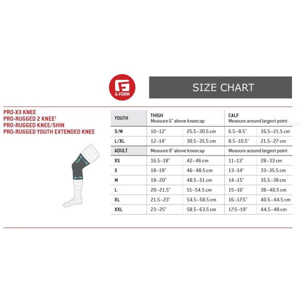 G-FORM Rodillera Pro-X3 Lines Snow Boutique