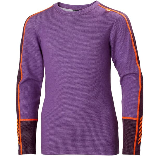 HELLY HANSEN Lifa Merino Set Jr Purple Lines Snow Boutique