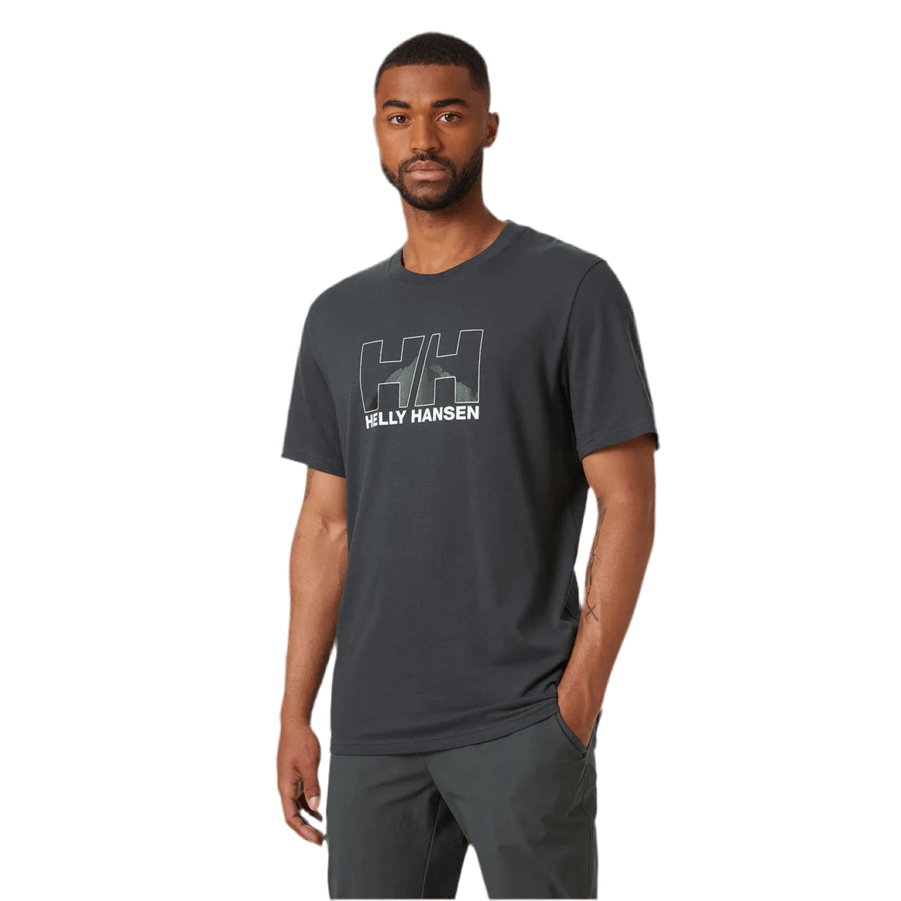 HELLY HANSEN Nord Graphic T-shirt Ebony Lines Snow Boutique