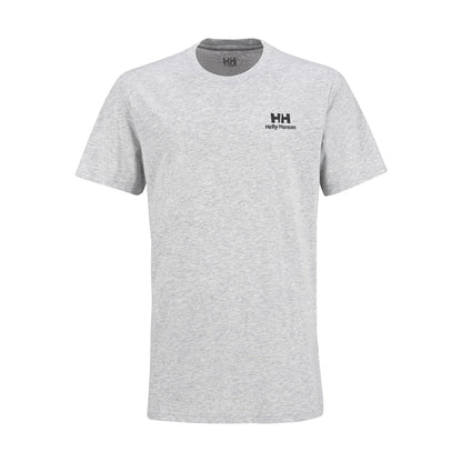 HELLY HANSEN Nord Graphic T-Shirt Grey Melange Lines Snow Boutique