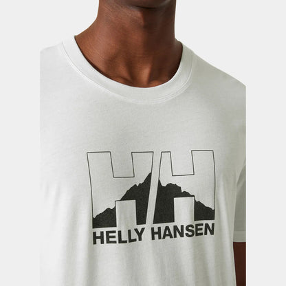 HELLY HANSEN Nord Graphic T-Shirt White Lines Snow Boutique
