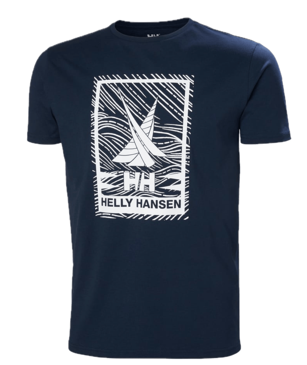 HELLY HANSEN Shoreline T-Shirt 2.0 Lines Snow Boutique