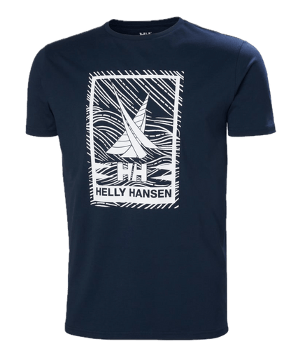 HELLY HANSEN Shoreline T-Shirt 2.0 Lines Snow Boutique