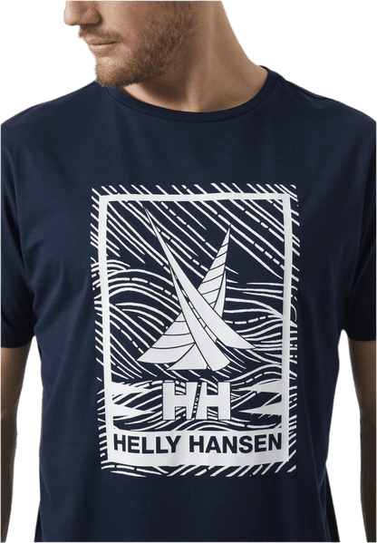 HELLY HANSEN Shoreline T-Shirt 2.0 Lines Snow Boutique