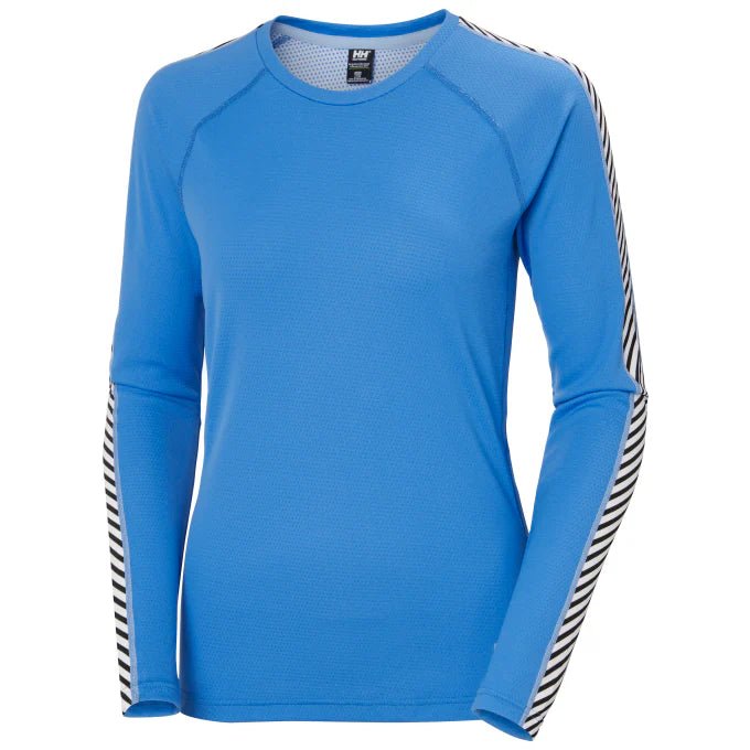 HELLY HANSEN W Lifa Active Stripe Crew Blue Lines Snow Boutique