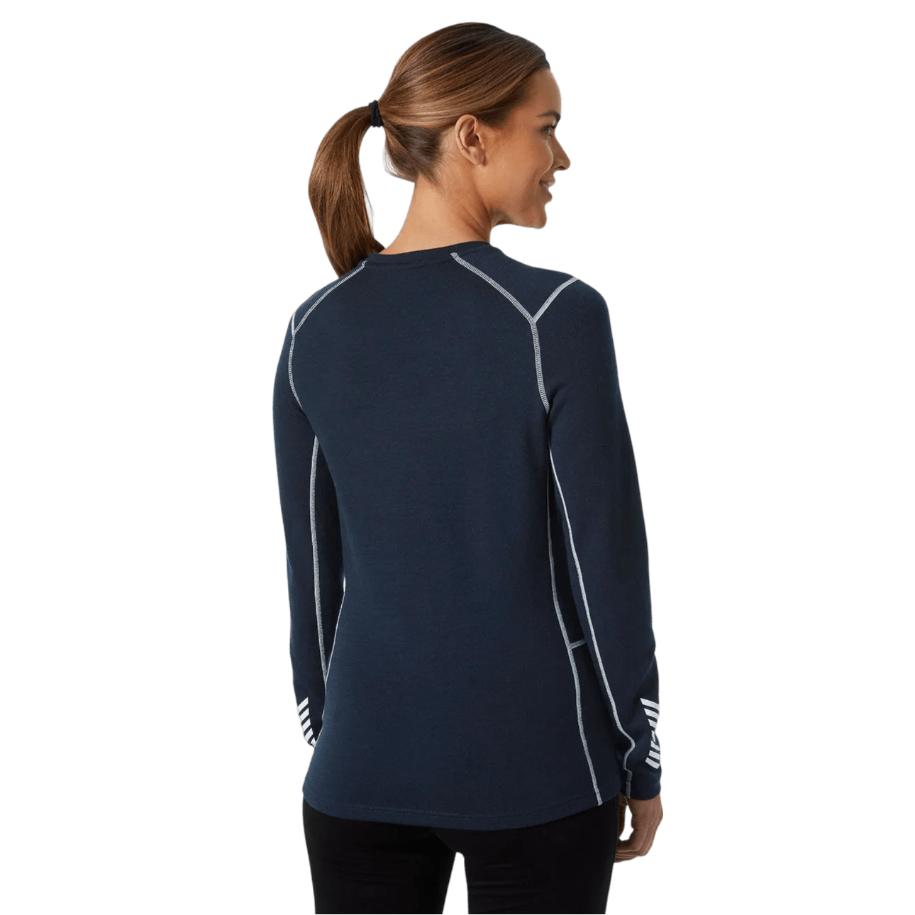 HELLY HANSEN W Lifa Merino Midweight Navy Lines Snow Boutique