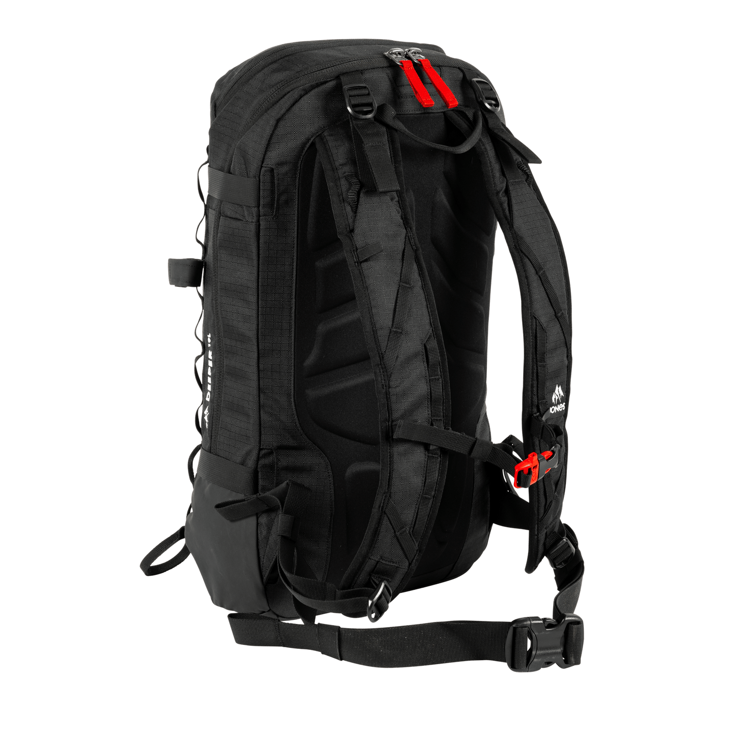 JONES Bag Deeper 19L Stealth Black Os Lines Snow Boutique