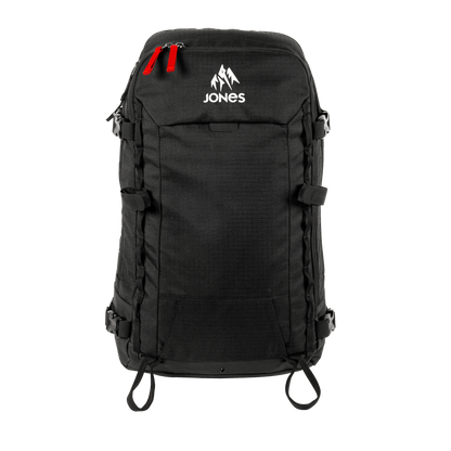 JONES Bag Further 25L Stealth Black Os Lines Snow Boutique