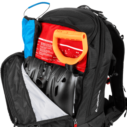 JONES Bag Further 25L Stealth Black Os Lines Snow Boutique
