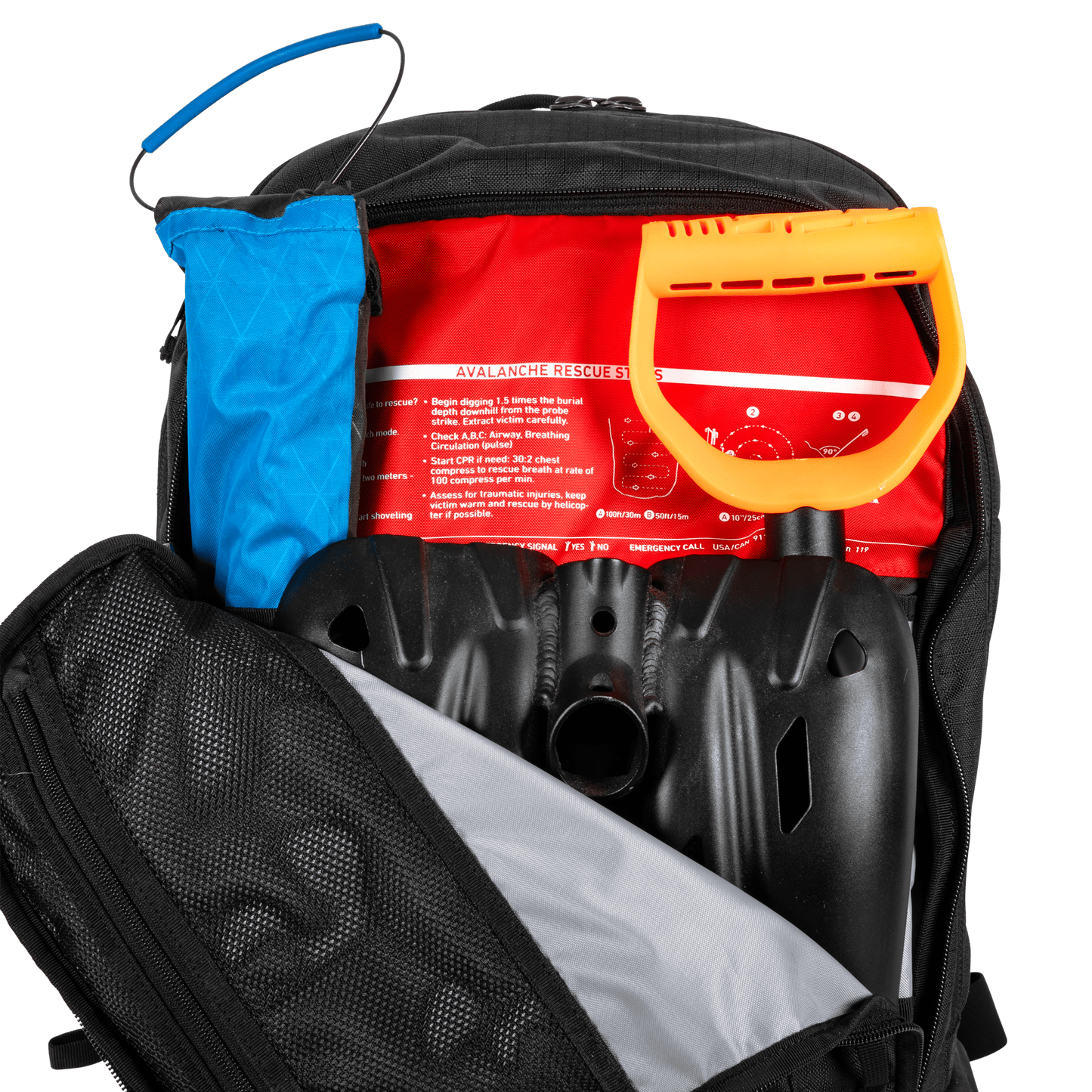 JONES Bag Further 25L Stealth Black Os Lines Snow Boutique