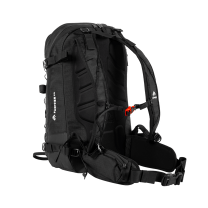 JONES Bag Further 25L Stealth Black Os Lines Snow Boutique