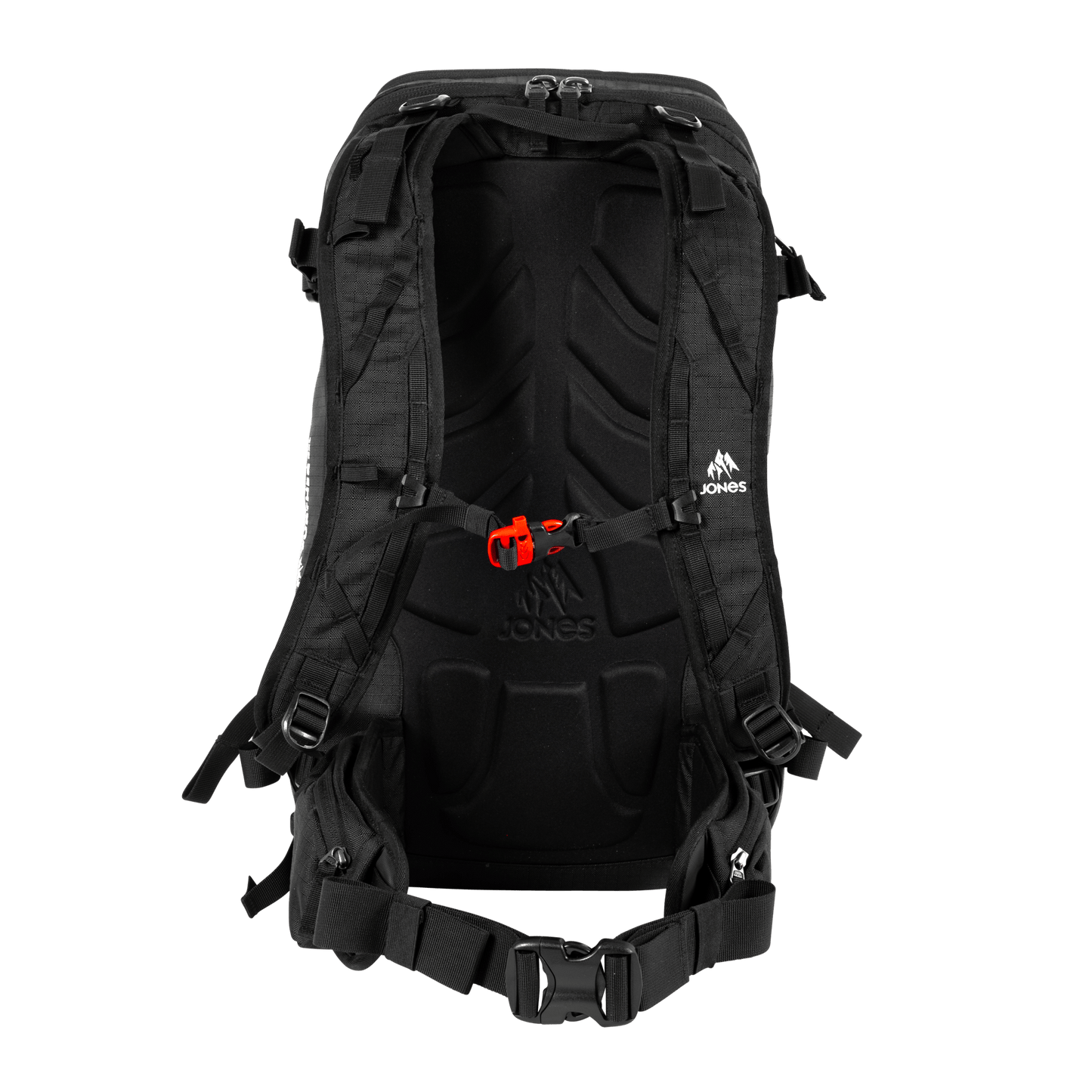 JONES Bag Further 25L Stealth Black Os Lines Snow Boutique