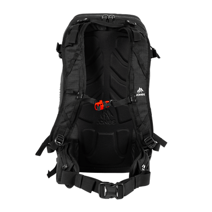 JONES Bag Further 25L Stealth Black Os Lines Snow Boutique