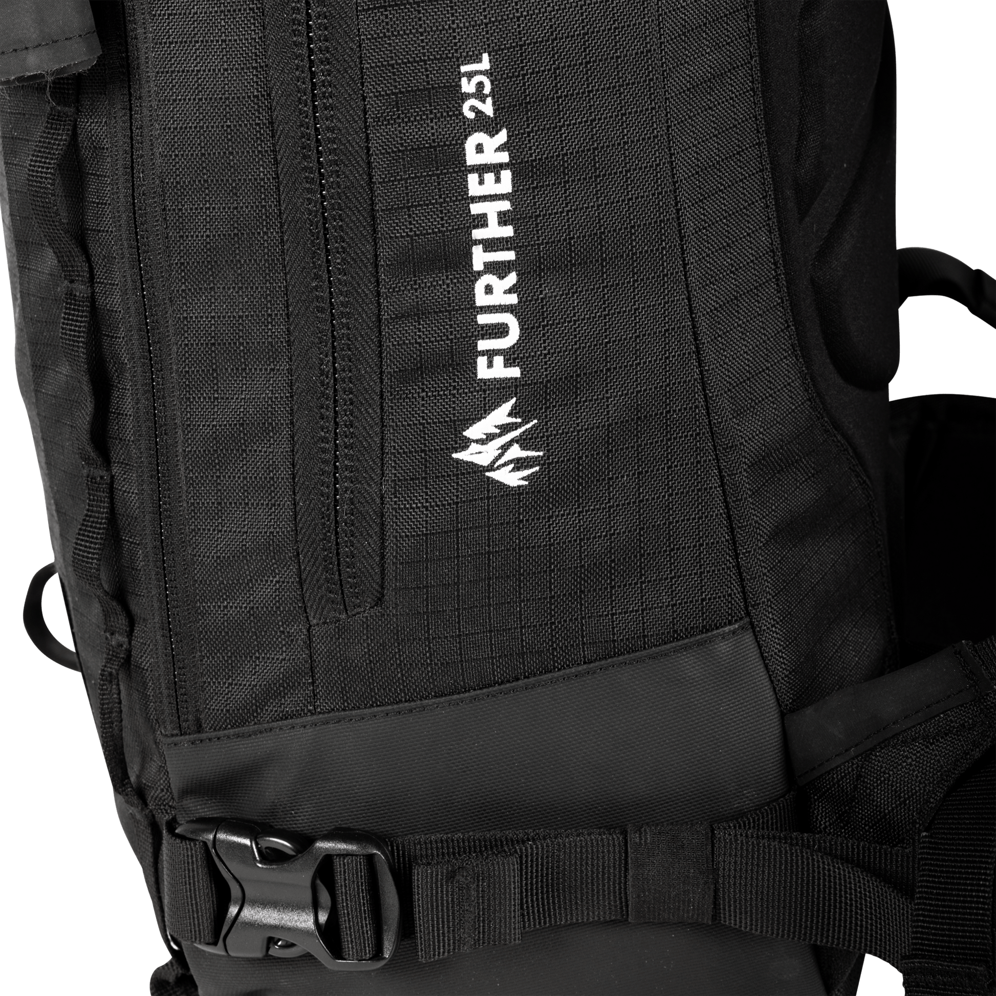 JONES Bag Further 25L Stealth Black Os Lines Snow Boutique