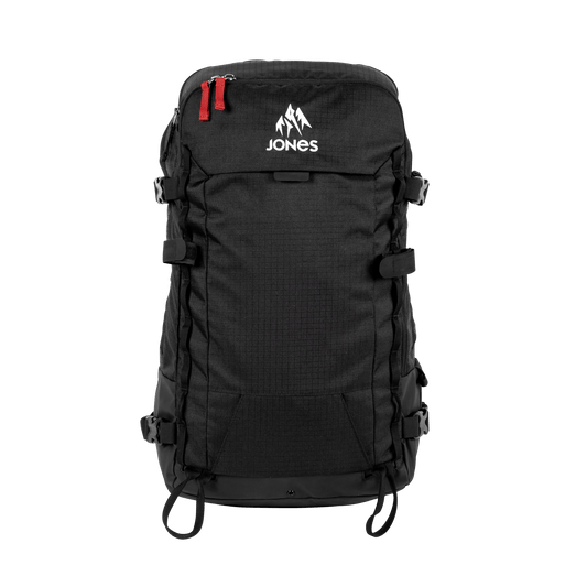 JONES Bag Higher 32L Stealth Black Os Lines Snow Boutique