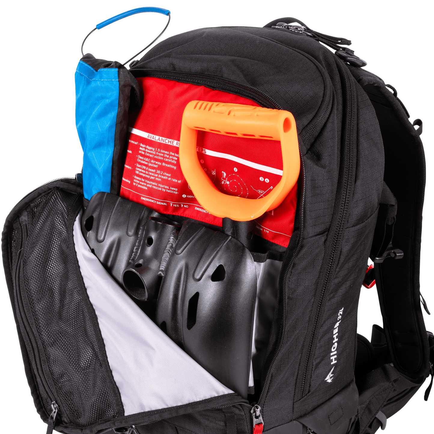JONES Bag Higher 32L Stealth Black Os Lines Snow Boutique