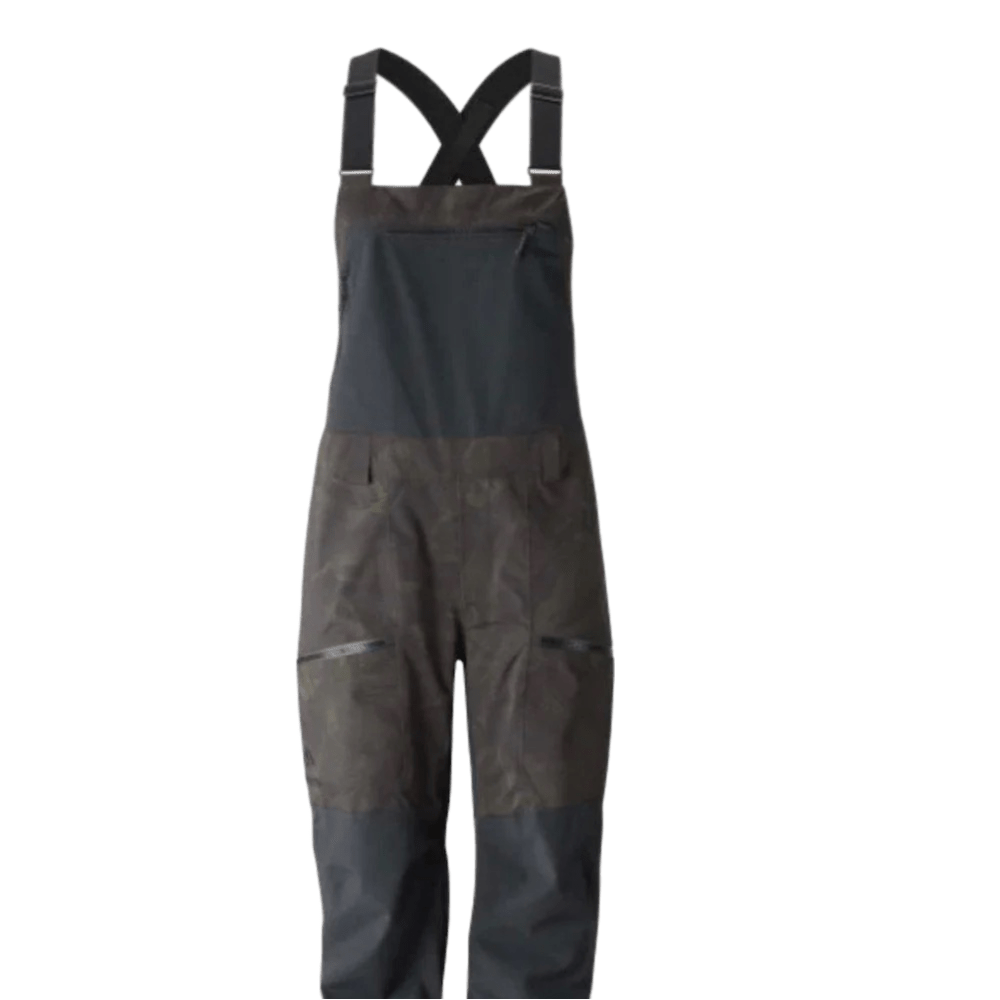 JONES Mountain Surf Bib Pants Herb Green Lines Snow Boutique