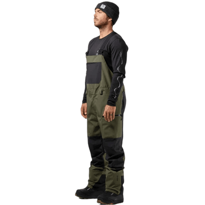 JONES Mountain Surf Bib Pants Pine Green Lines Snow Boutique
