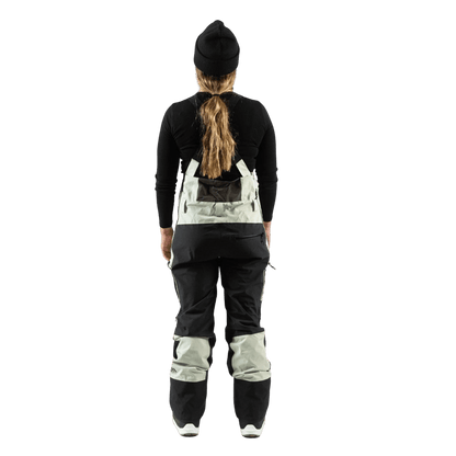 JONES Women’s Mountain Surf Bib Sage Green Lines Snow Boutique